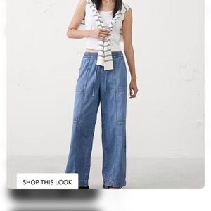 Banana Republic Casual Wide-Leg sweatpants jeans - S S Small - NWT